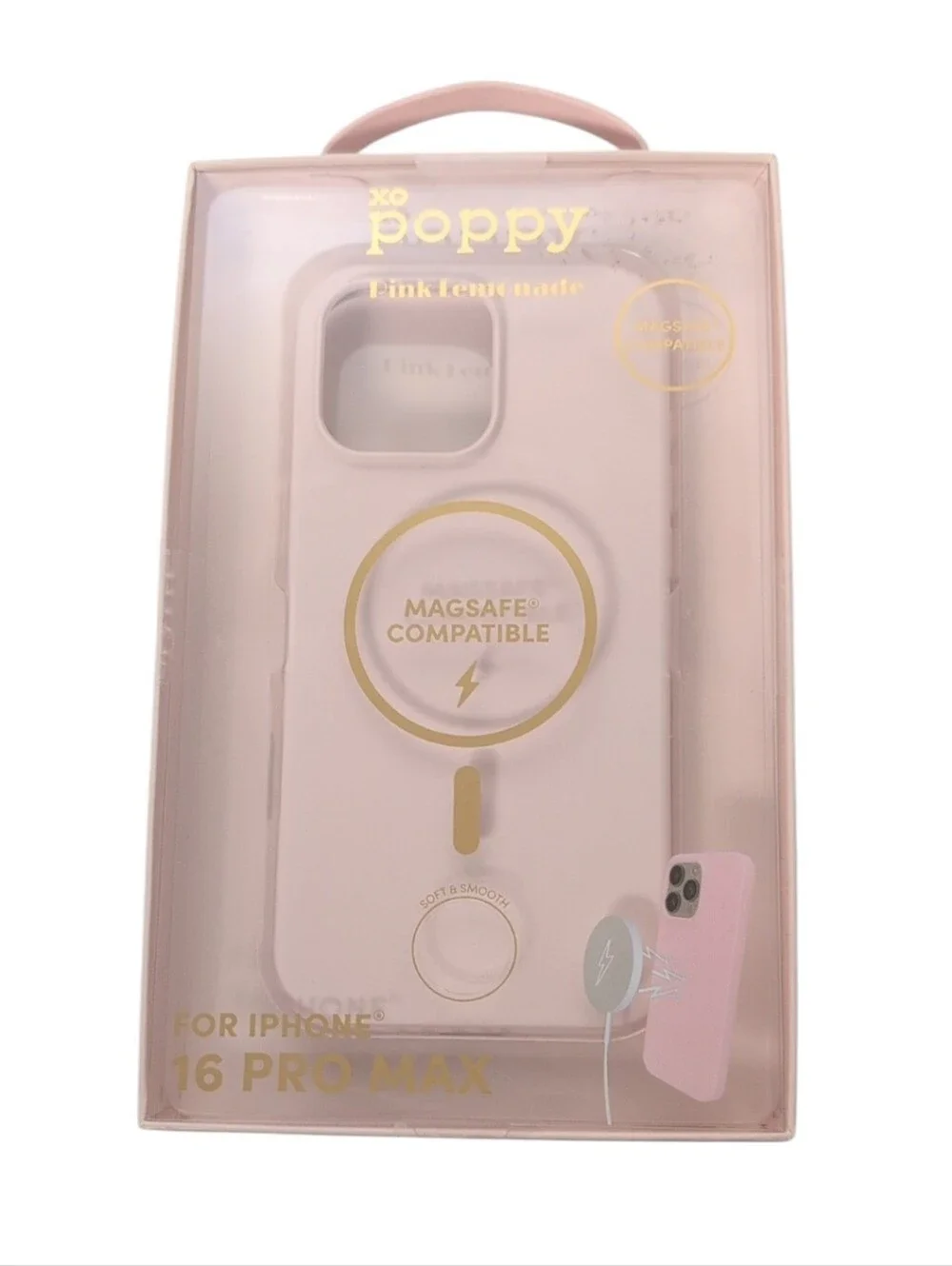 XO Poppy Pink Lemonade iPhone 16 Pro Max Phone Case